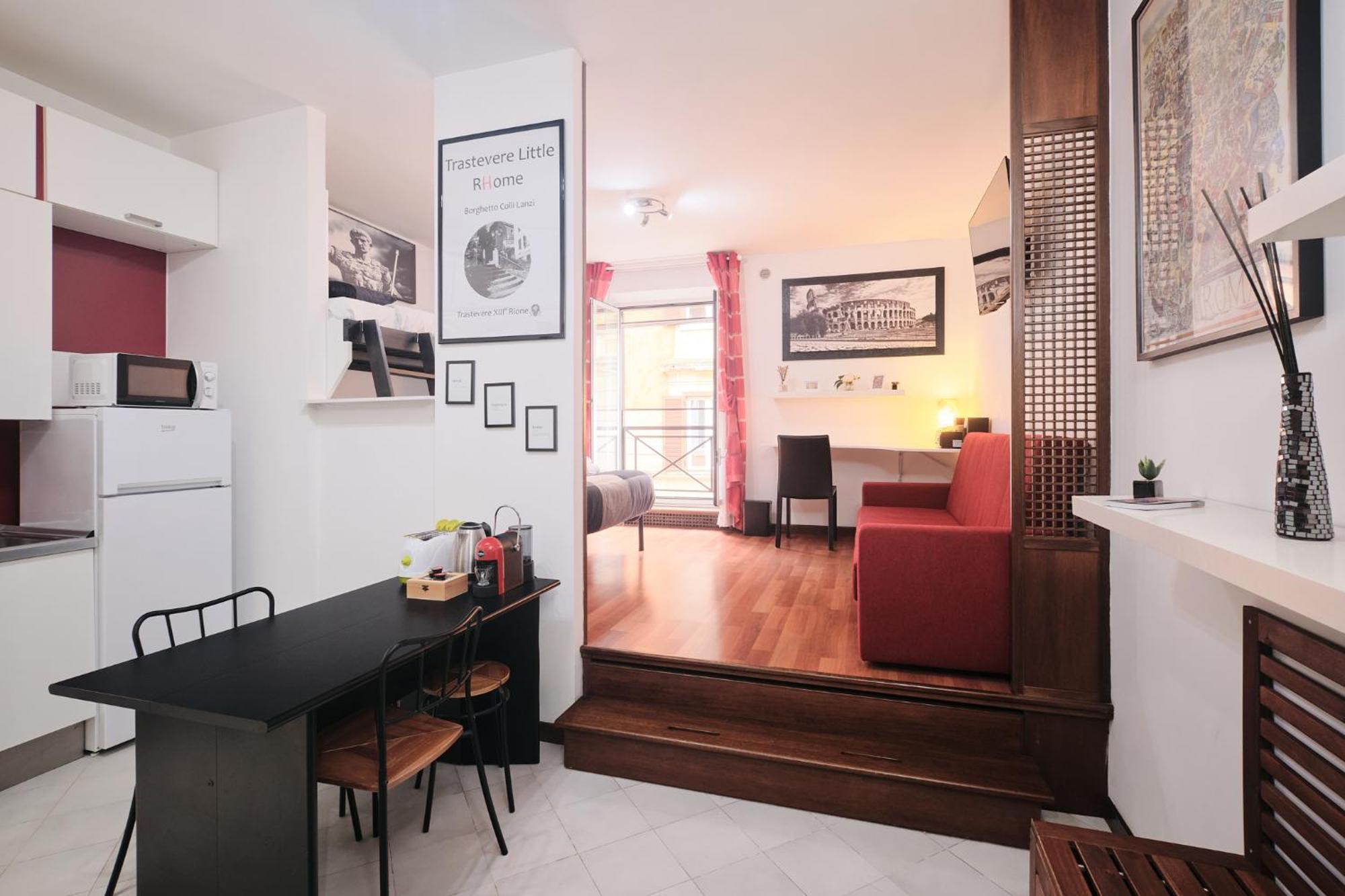 Trastevere- Flat Con Giardino, Ac, Wi-Fi & Netflix Rom Eksteriør billede